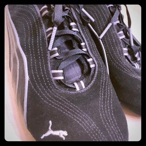 Puma black street shoes